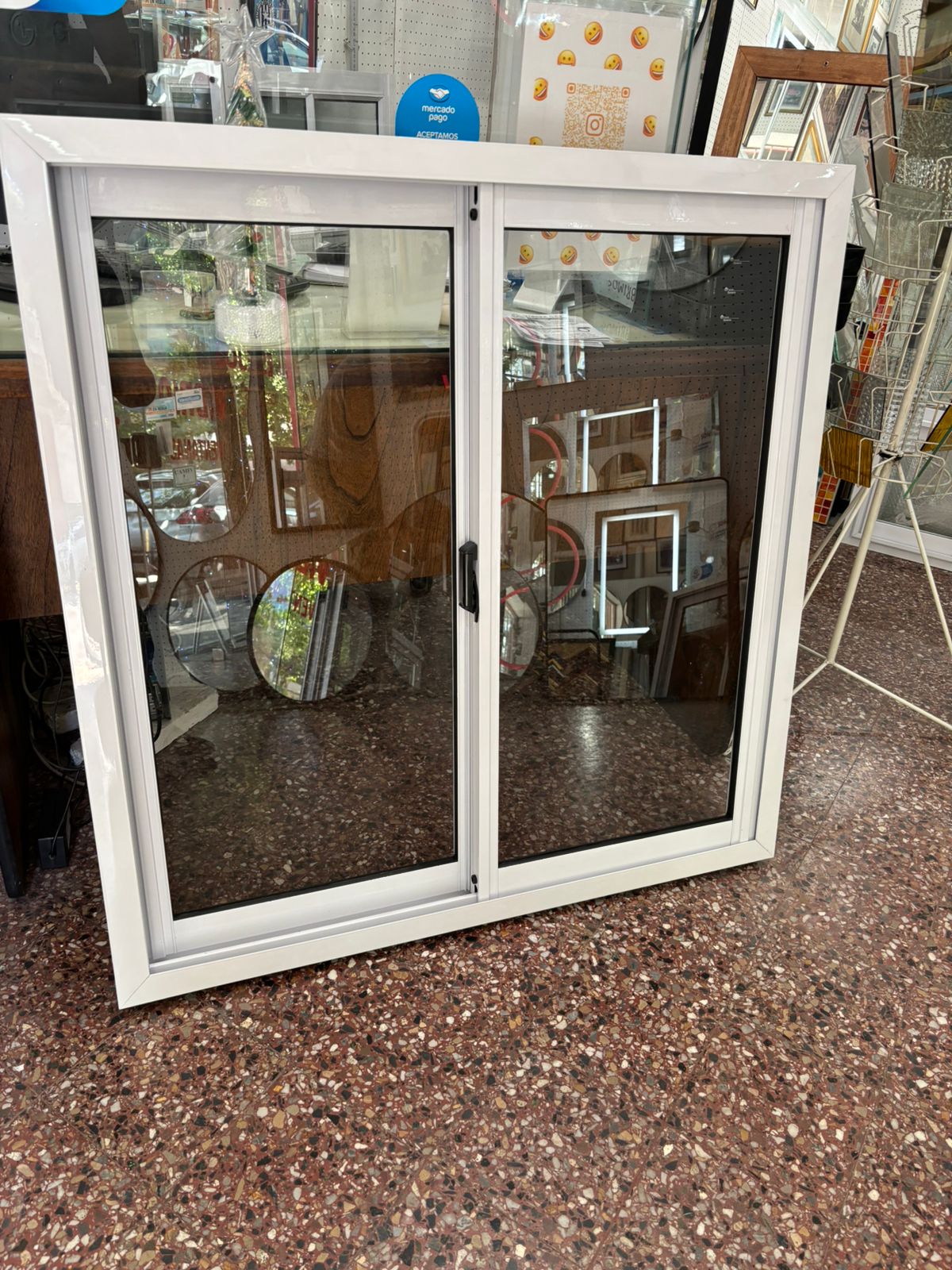 Ventana Herrero 1x1 m con Vidrio Transparente 4 mm