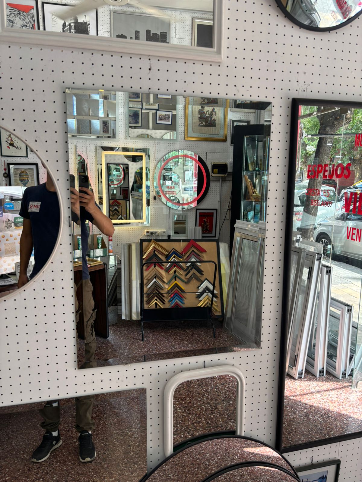 Espejo biselado de 90x60