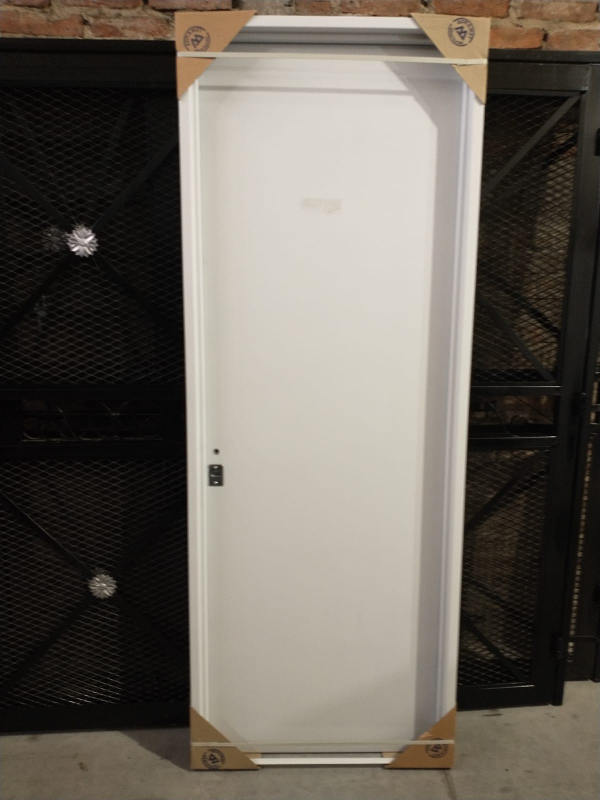 Puerta inyectada lisa 4 bisagras 60,70,80 x 200